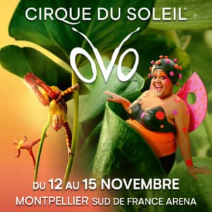 affiche carrée OVO le cirque du soleil
